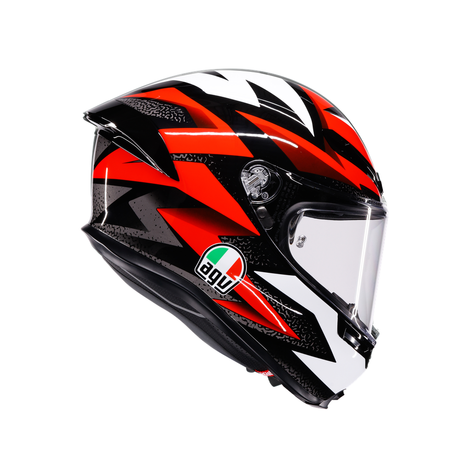 AGV K6 S Helmet - Braven - Black/Red/White