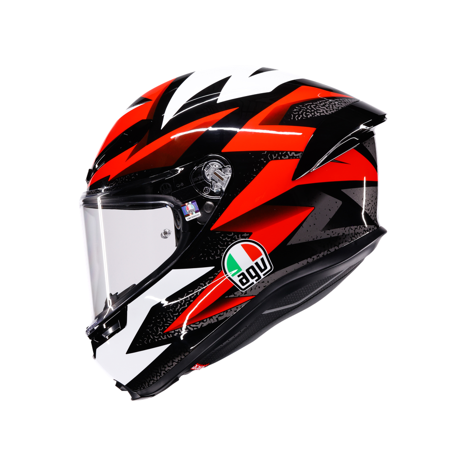 AGV K6 S Helmet - Braven - Black/Red/White