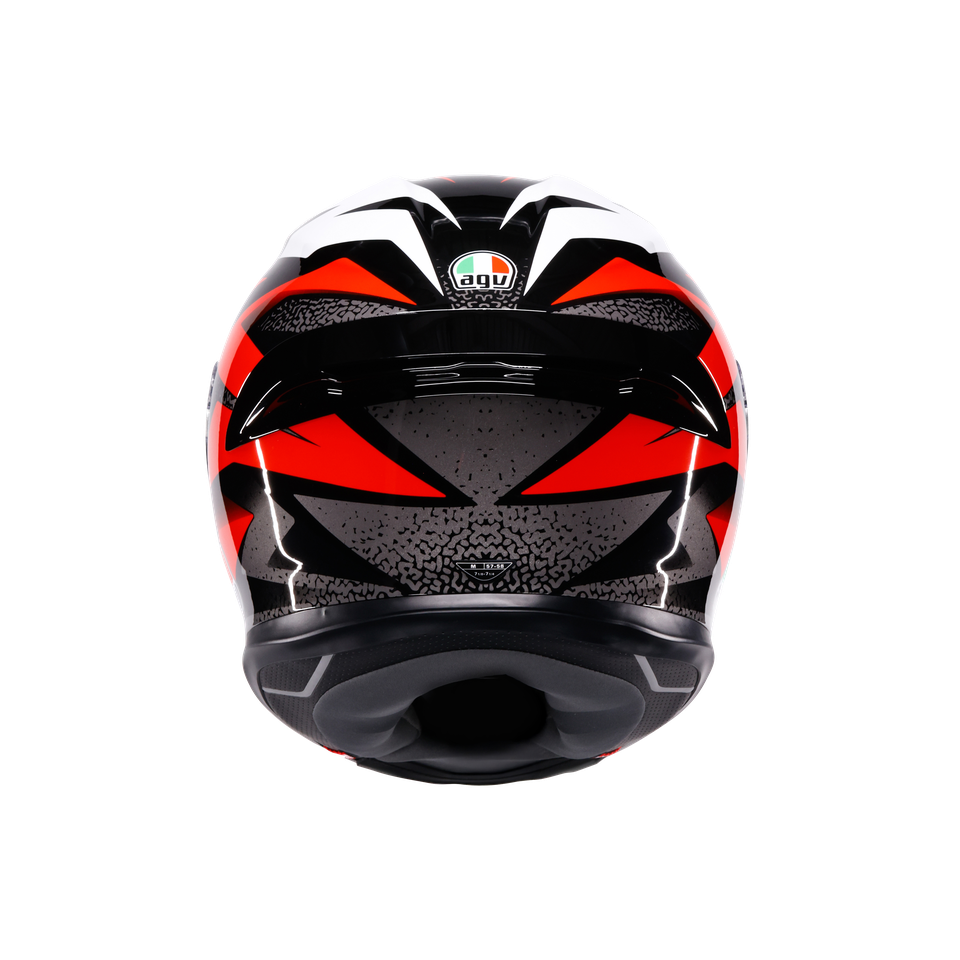 AGV K6 S Helmet - Braven - Black/Red/White