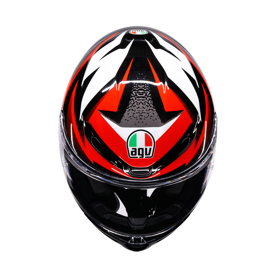 AGV K6 S Helmet - Braven - Black/Red/White