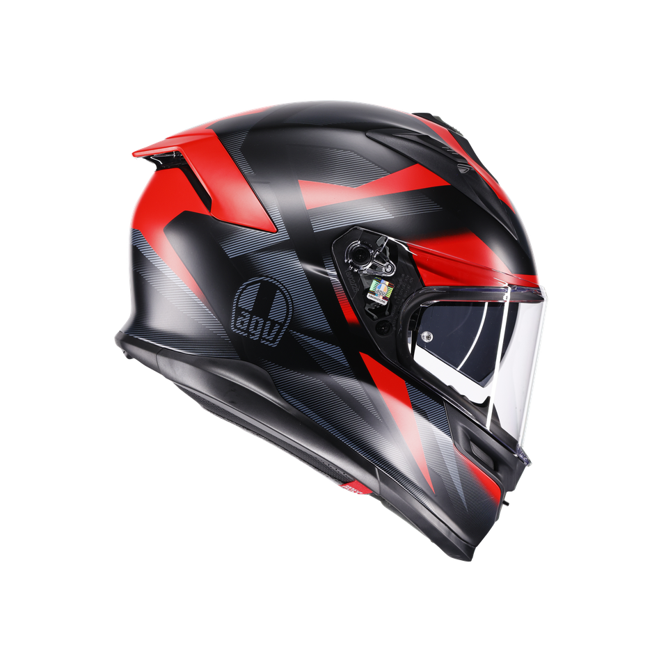 AGV K7 Helmet - Glimpse - Matte Black/Red