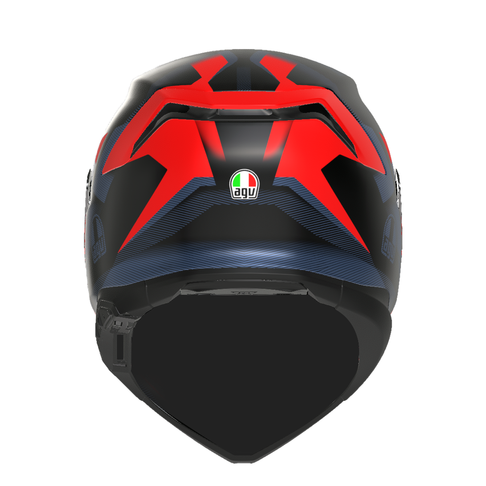 AGV K7 Helmet - Glimpse - Matte Black/Red
