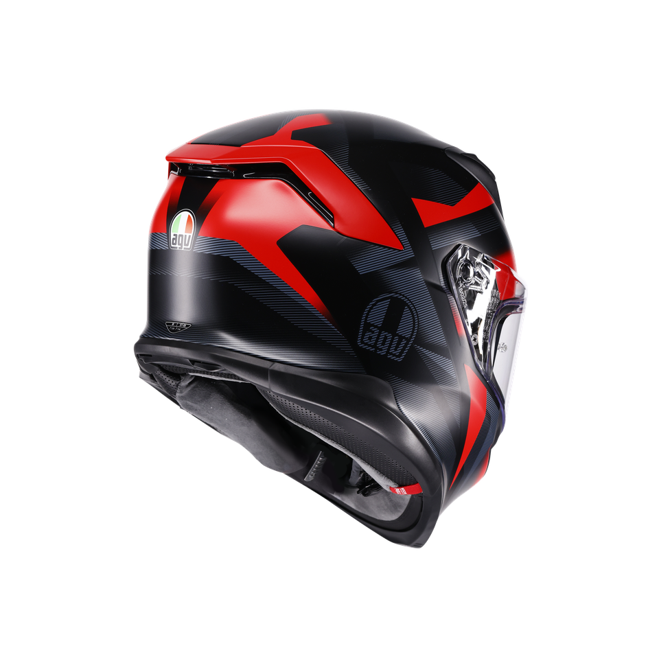 AGV K7 Helmet - Glimpse - Matte Black/Red