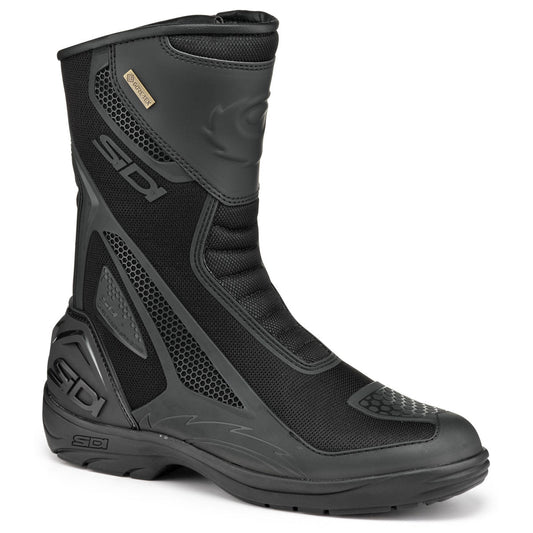 Sidi Aria Gore Tex Street Motorcycle Boots - Black/Black