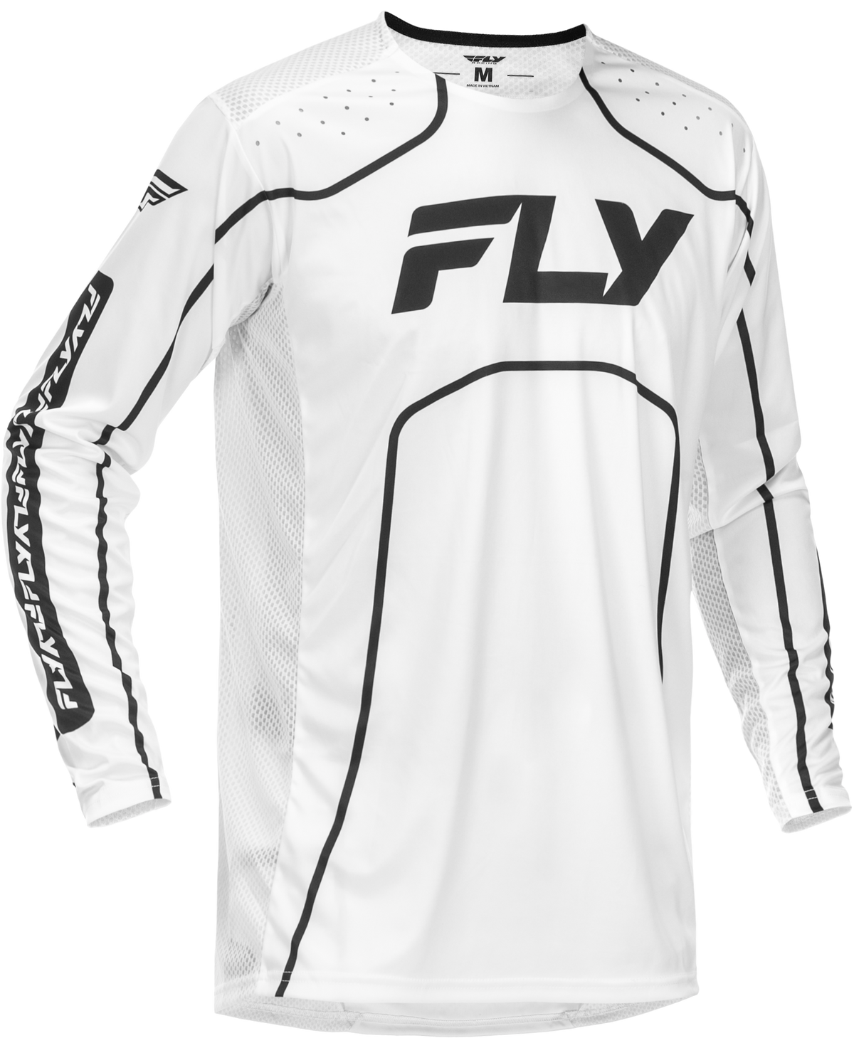 Fly Racing Rayce Bicycle Jersey - White/Black