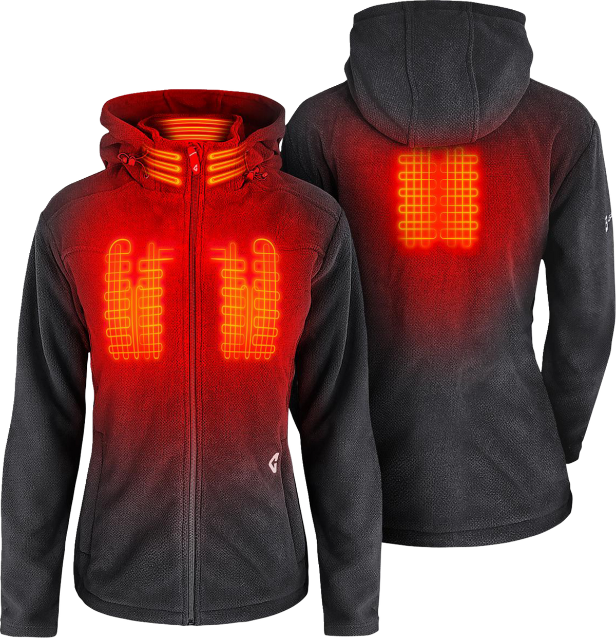 Womens 7V Thermite Fleece Heated Jacket 2.0 - Gray