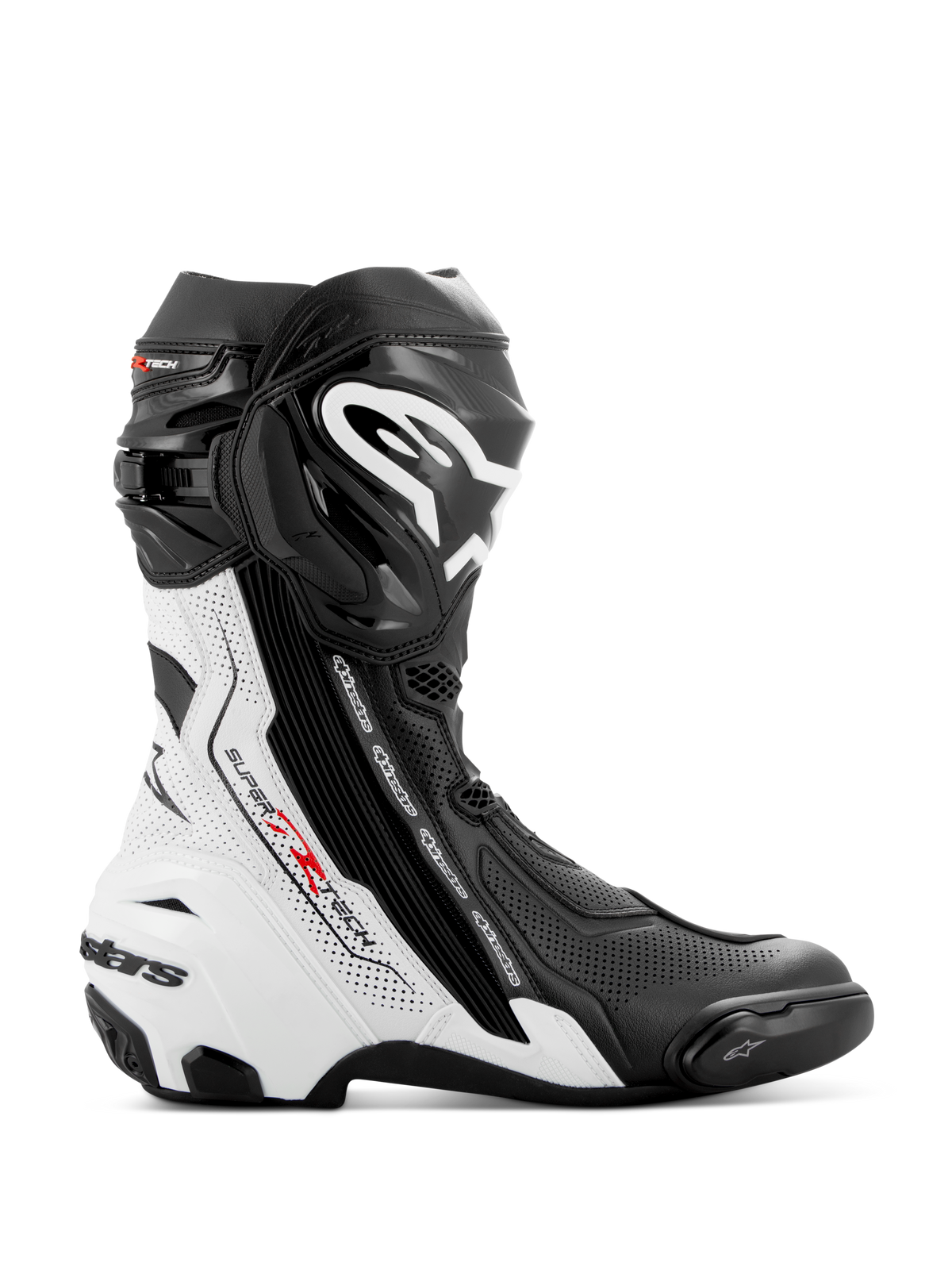 Alpinestars Supertech R Vented Boots - Black/White