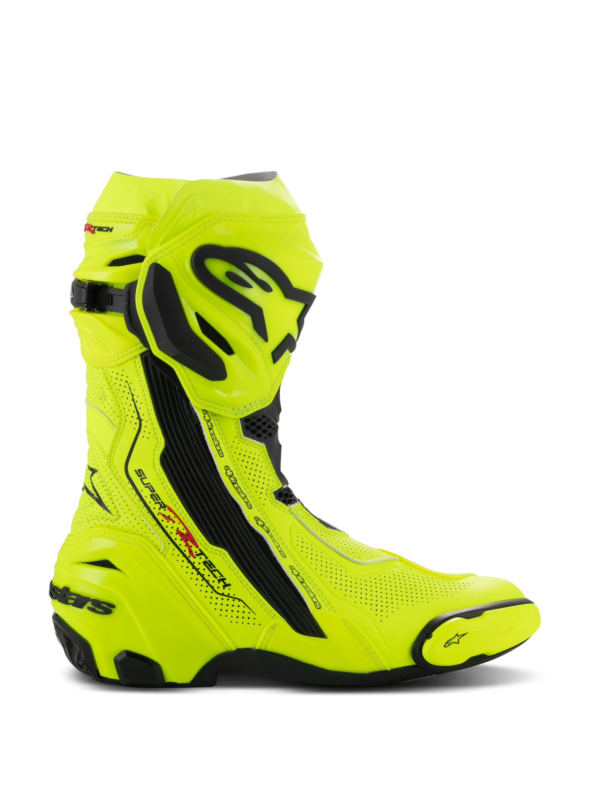 Alpinestars Supertech R Vented Boots - Yellow Fluo/Black