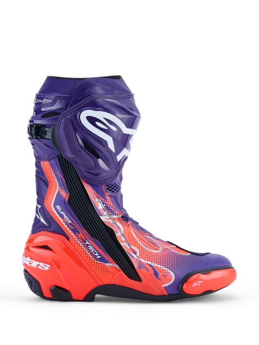 Alpinestars Supertech R LE Flyte Vented Boots - Purple/Red/Black