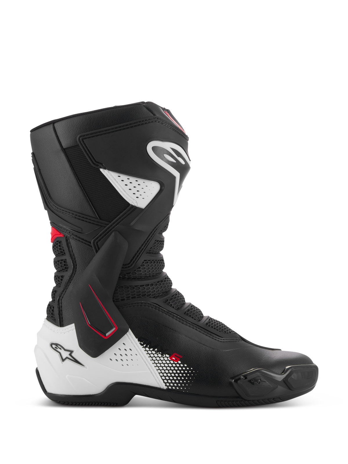 Alpinestars SMX-6 V3 Boots - Black/White/Red Graphic