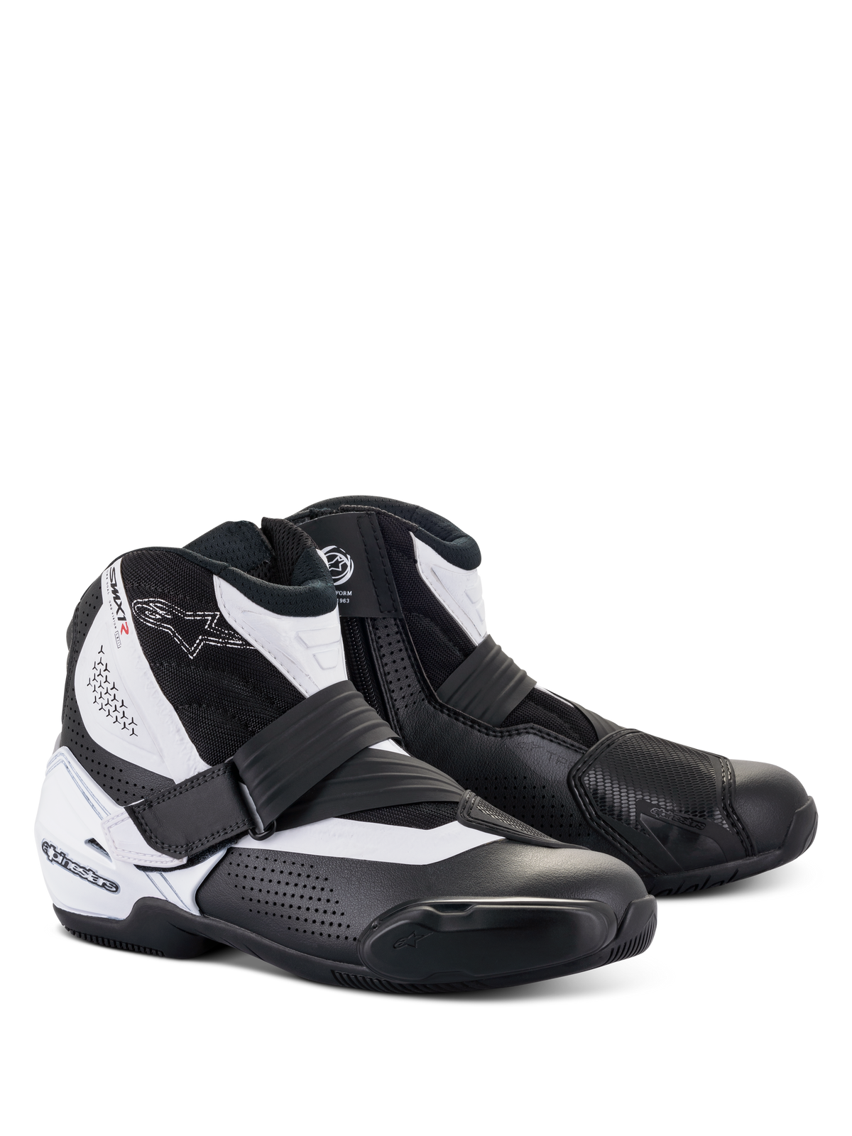 Alpinestars SMX-1 R V2 Vented Boots - Black/White