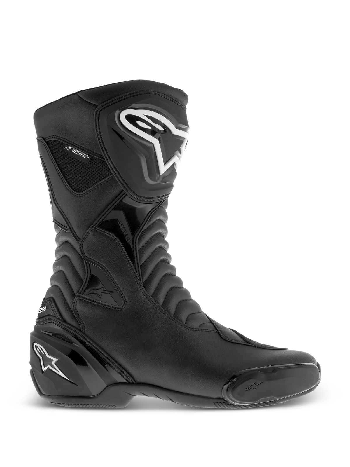 Alpinestars SMX S Waterproof Boots - Black/Black