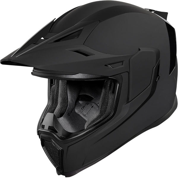 Icon Airflite Moto Helmet (CLOSEOUT) - Rubatone Black