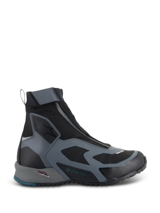 Alpinestars CR-8 Gore-Tex Shoes - Black/Dark Gray/Petrol/Blue