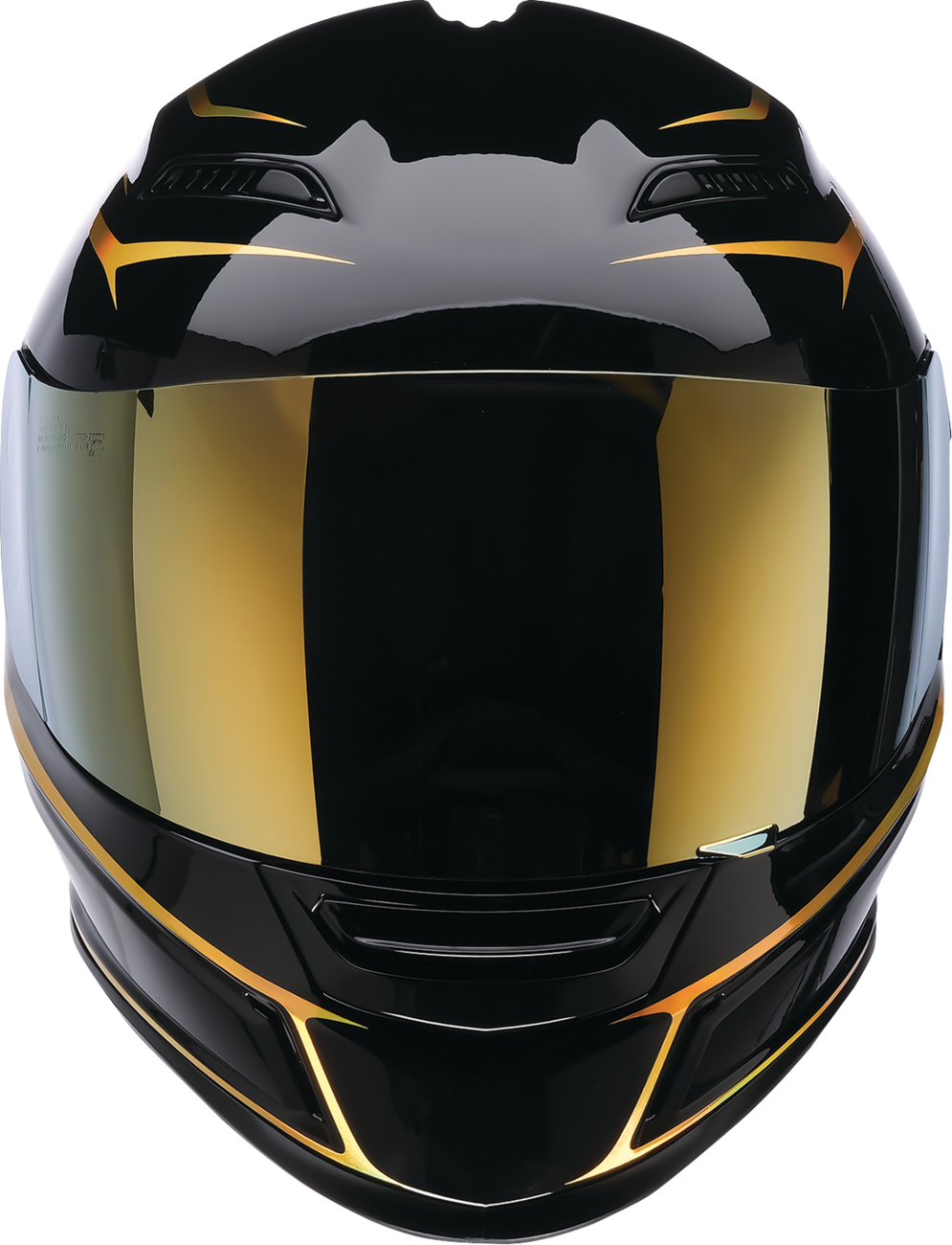Z1R Jackal Foil Helmet - Black/Gold