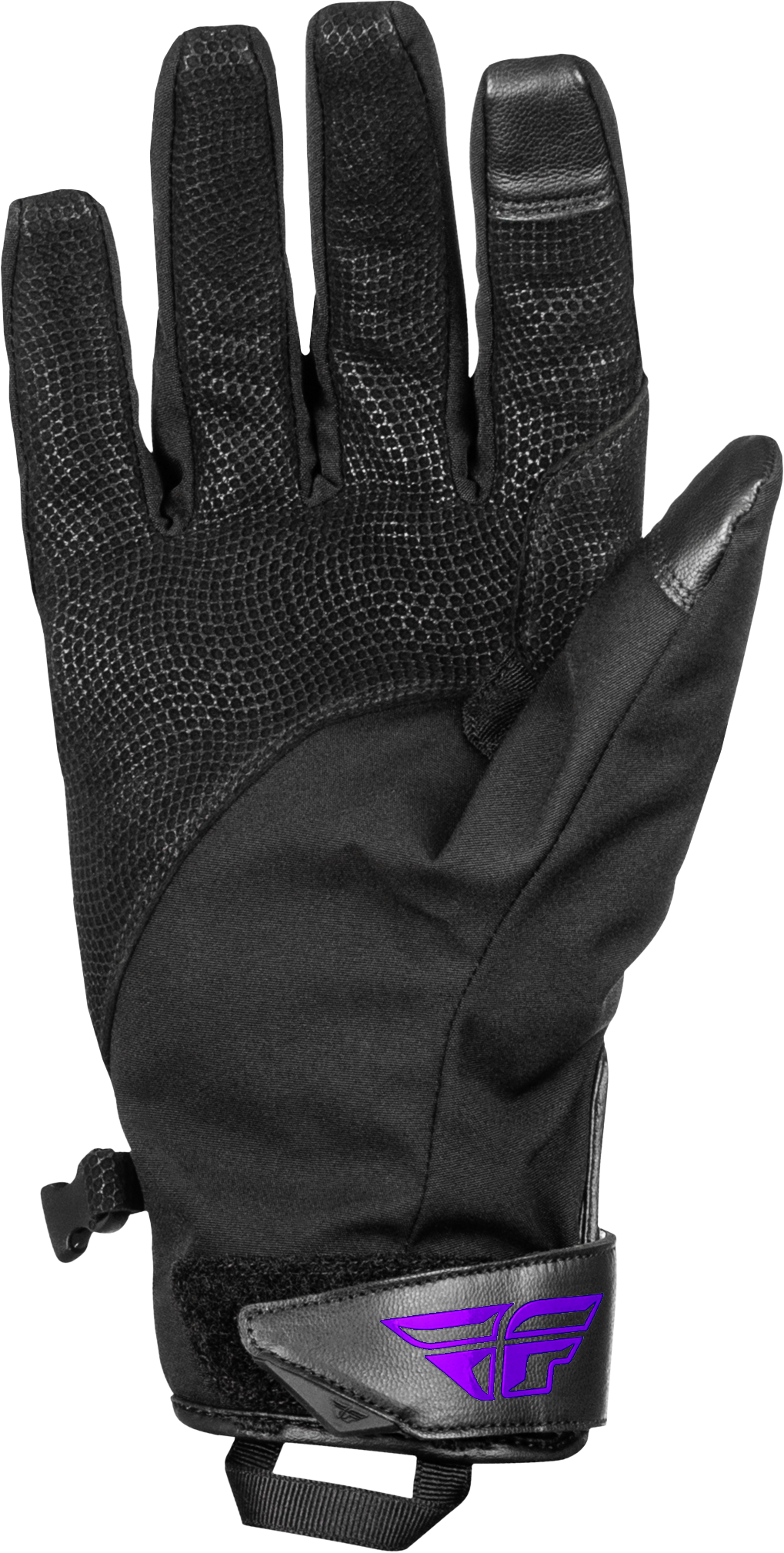 Fly Racing Title Long Gloves - Black/Purple