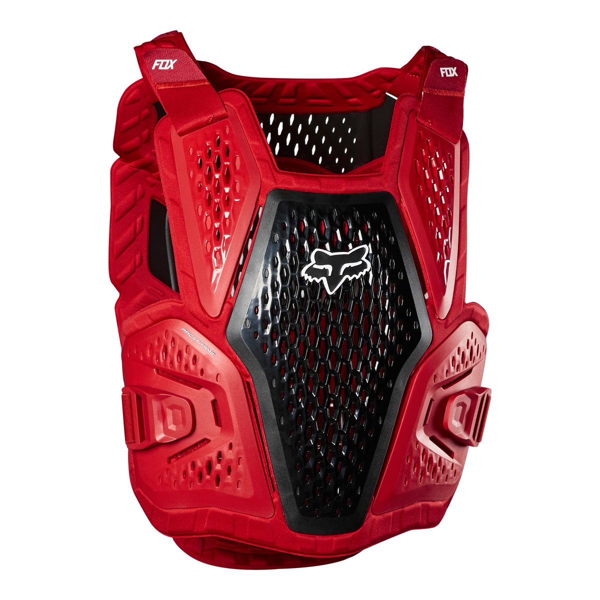 Fox Racing Raceframe Roost Deflector CLOSEOUT - Flame Red