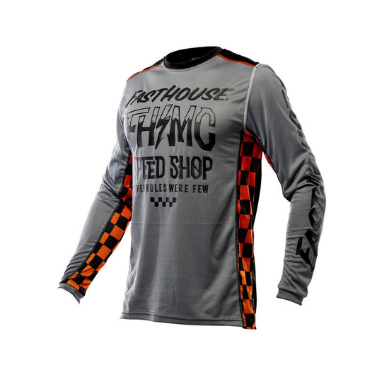 Fasthouse Youth Grindhouse Brut Jersey - Grey/Black