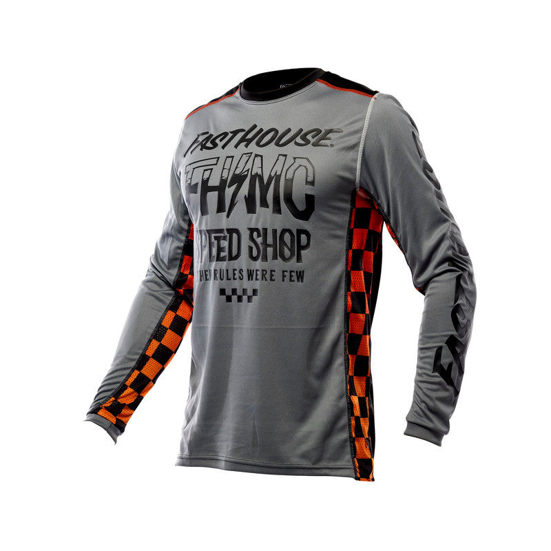 Fasthouse Youth Grindhouse Brut Jersey - Grey/Black