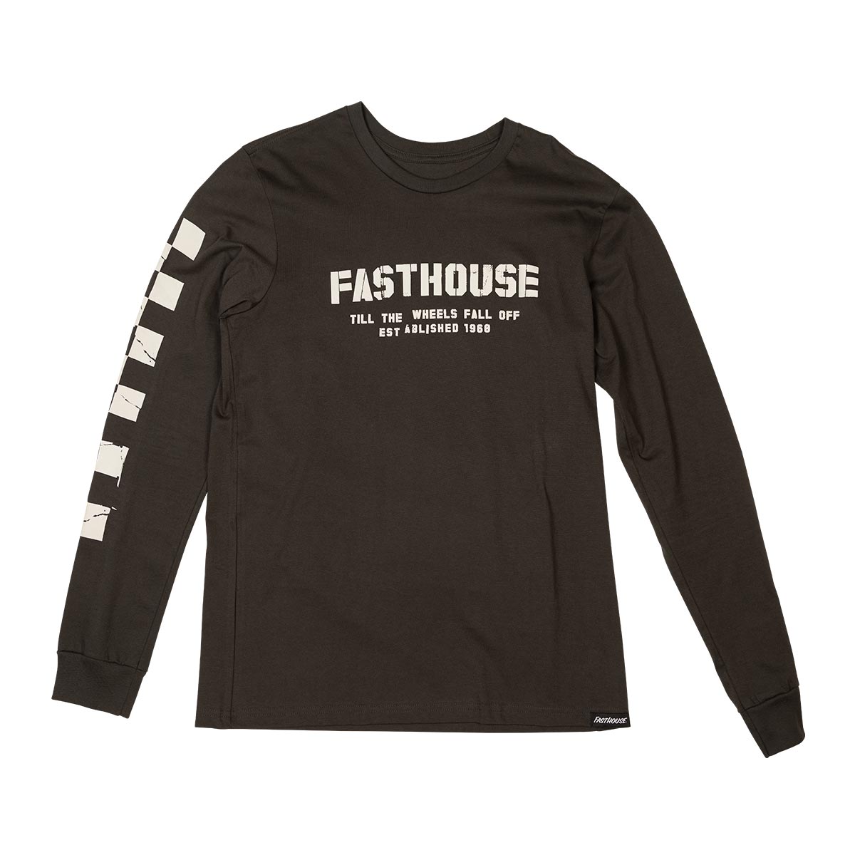 Fasthouse Torn Tee - Graphite Black