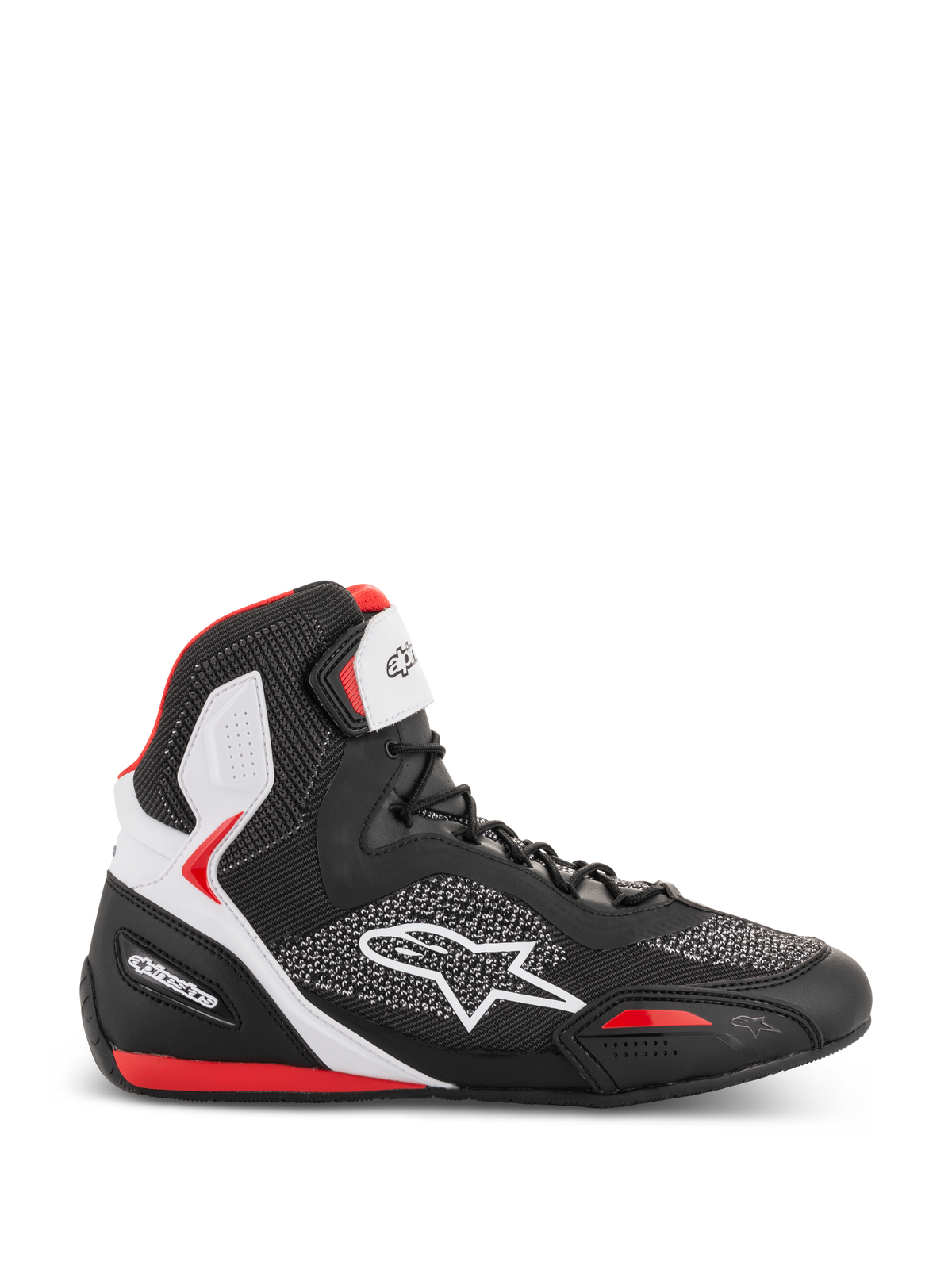Alpinestars Faster-3 Rideknit Shoes - Black/White/Red