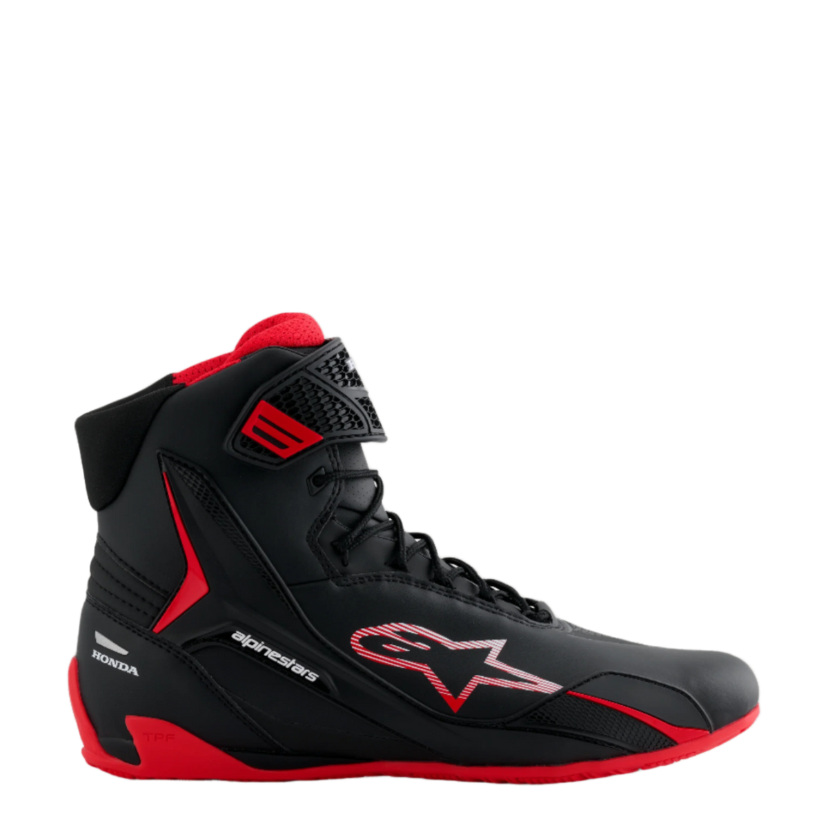 Alpinestars Honda Faster-4 Shoes - Black/Red