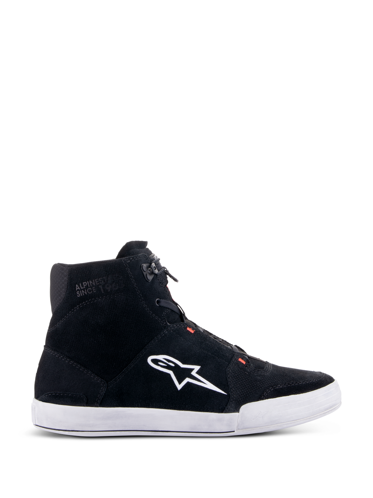 Alpinestars Chrome Shoes - Black/Cool Gray/Red Fluo