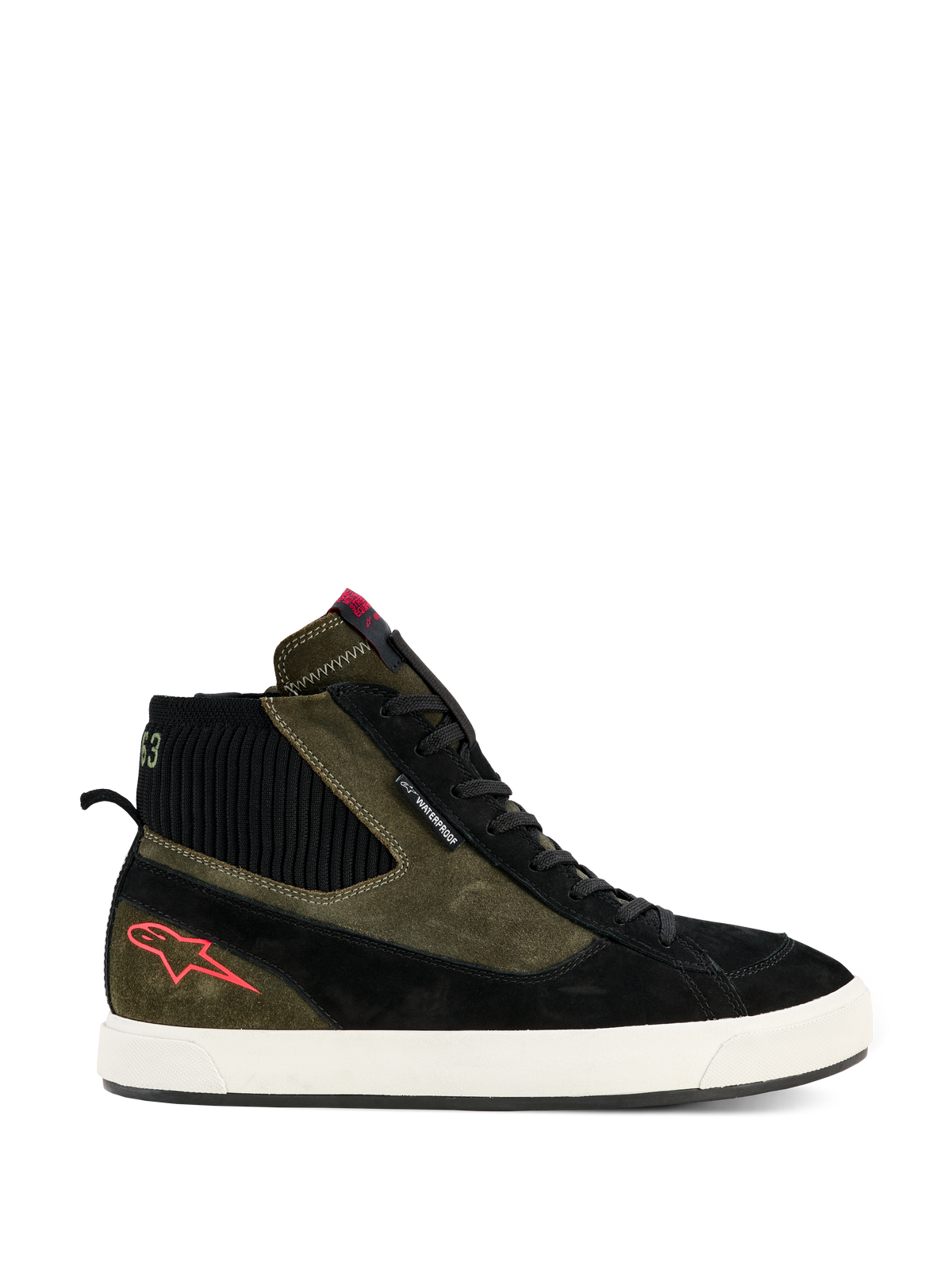 Alpinestars Stated Waterproof Shoes - Military Green/Black/Off White