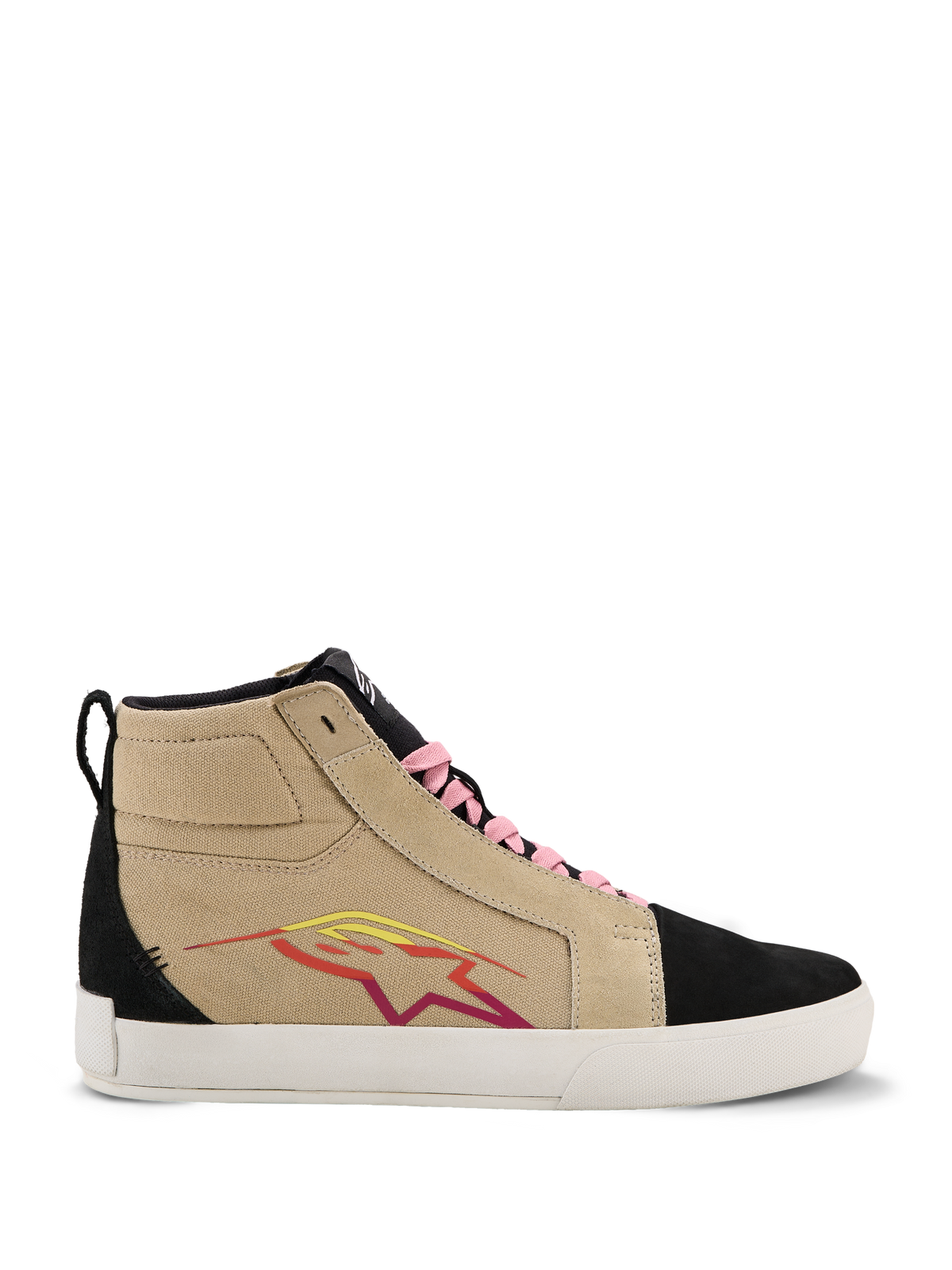 Alpinestars Ride-63 Canvas Shoes - Beige/Black/White