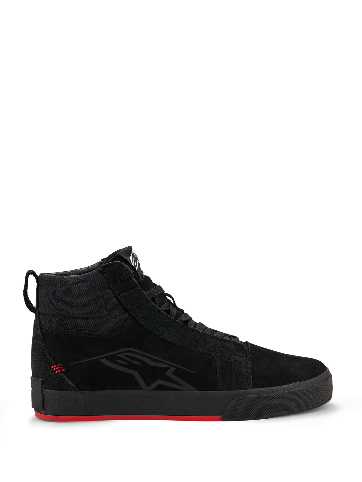 Alpinestars Ride-63 Leather Shoes - Black/Bright Red