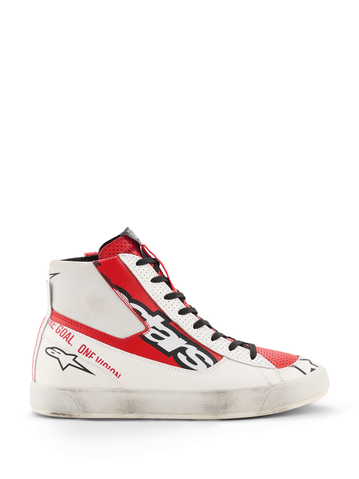 Alpinestars Stated Flair Shoes - White/Bright Red