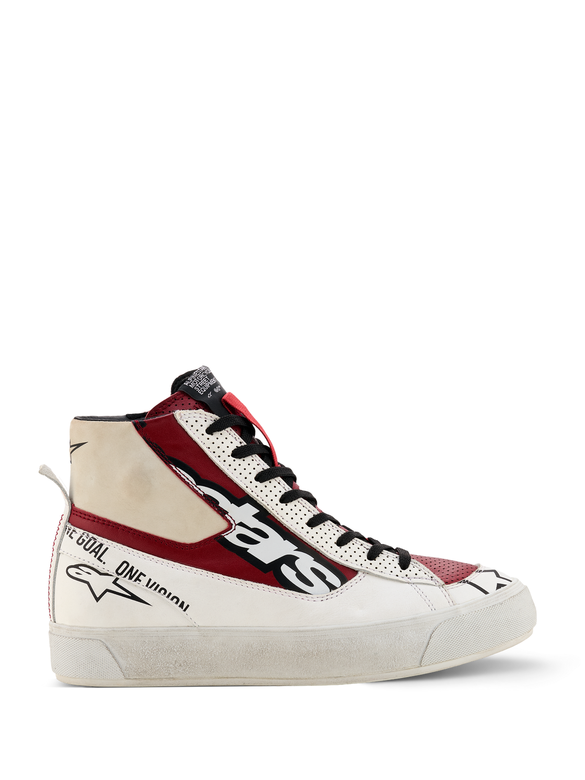 Alpinestars Womens Stella Stated Flair Shoes - White/Rio Red