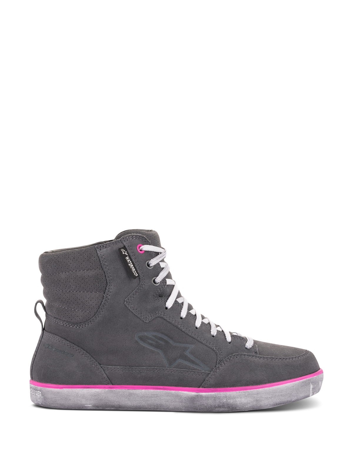 Alpinestars Womens J-6 Waterproof Shoes - Gray/Fuchsia