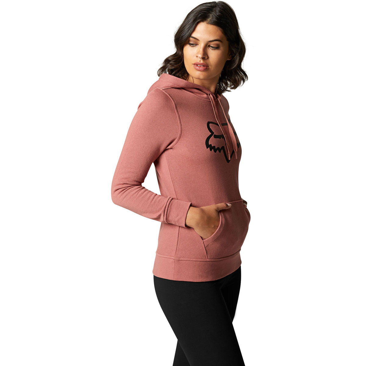 Fox Racing Boundary Pullover Fleece Hoodie - Distressed Rose