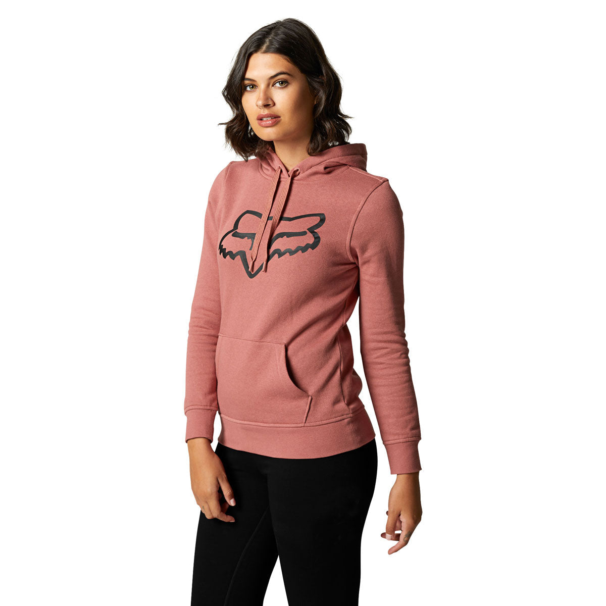 Fox Racing Boundary Pullover Fleece Hoodie - Distressed Rose