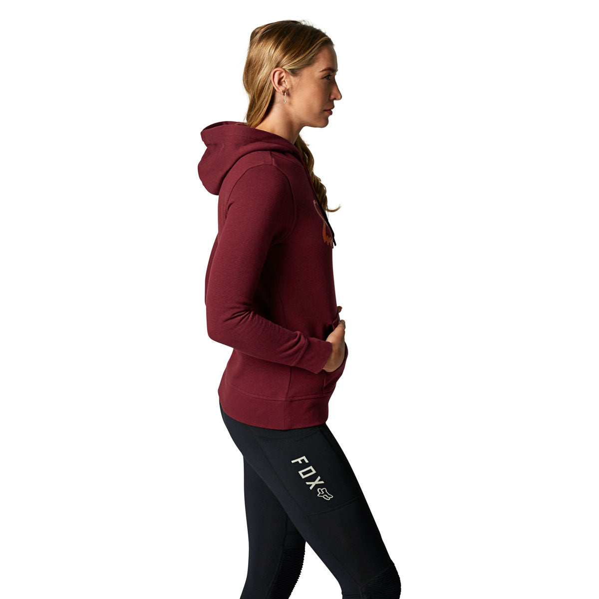 Fox Racing Boundary Pullover Fleece Hoodie - Cranberry