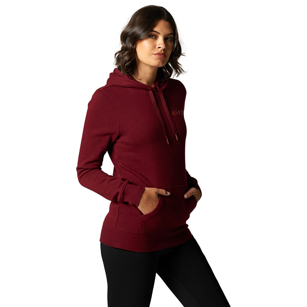 Fox Racing Apex Pullover Fleece Hoodie - Cranberry