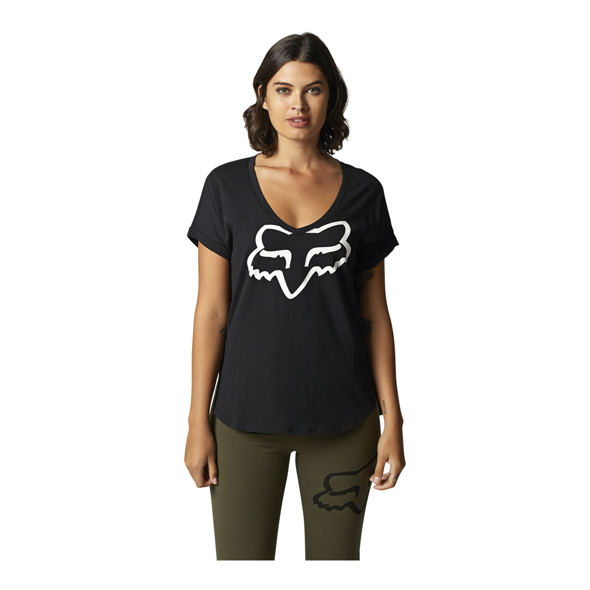 Fox Racing Boundary V-Neck Tee - Black