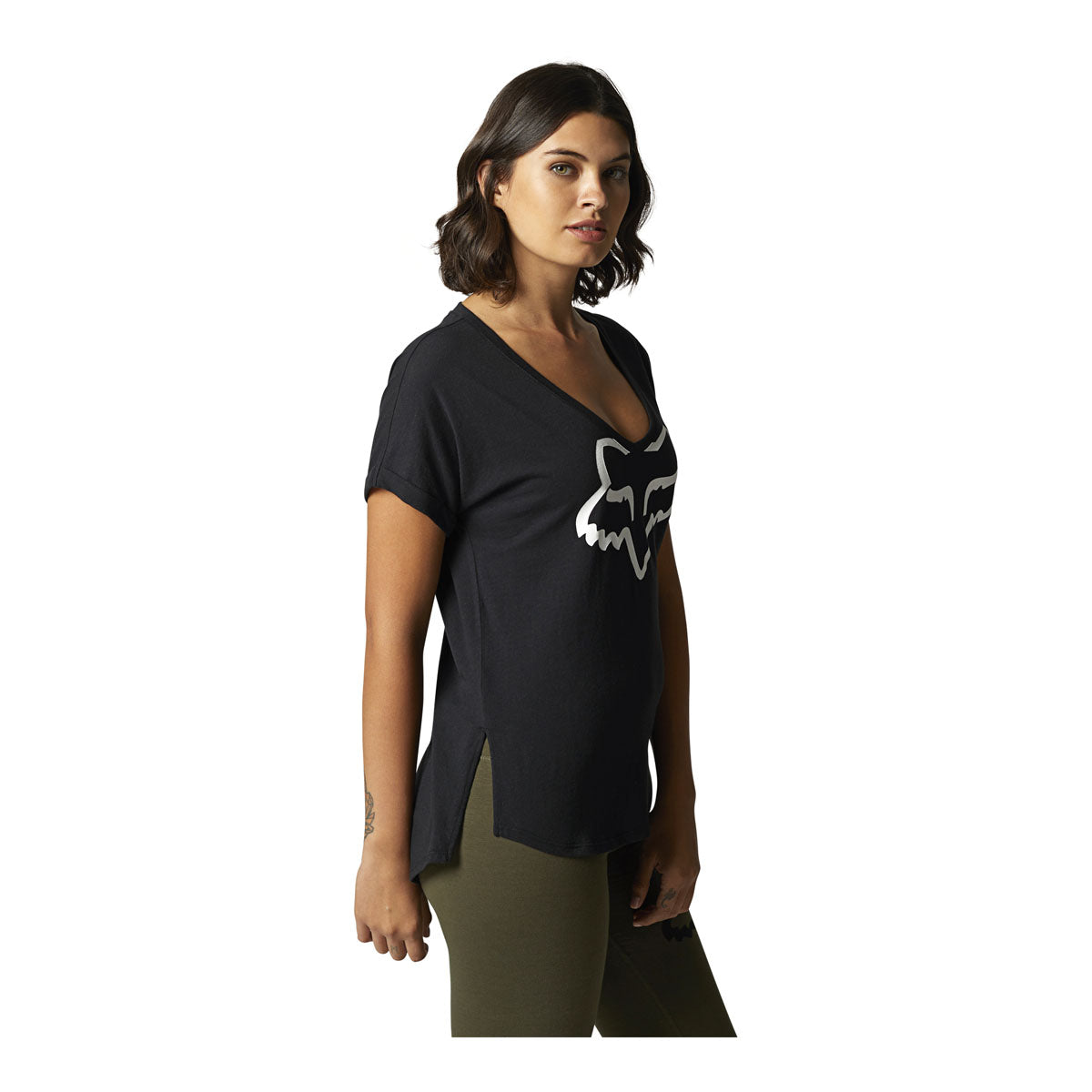Fox Racing Boundary V-Neck Tee - Black