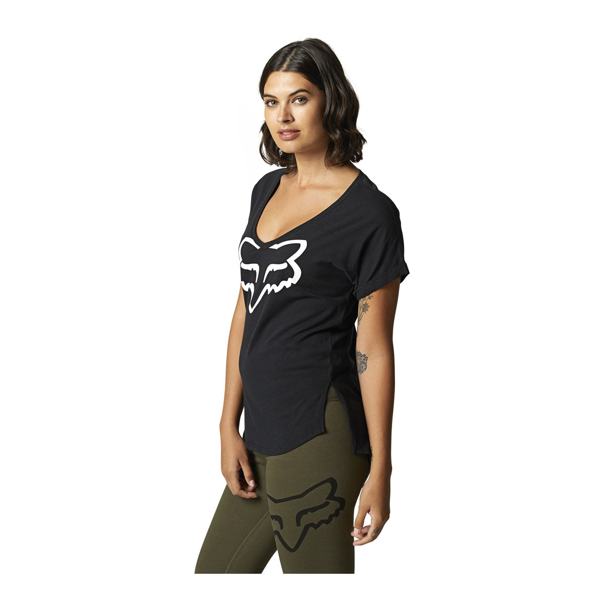 Fox Racing Boundary V-Neck Tee - Black
