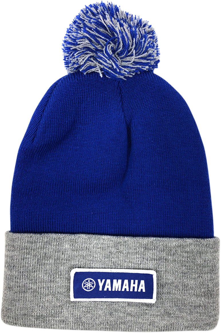 Facotry Effex Yamaha Pom Beanie - Royal/Gray