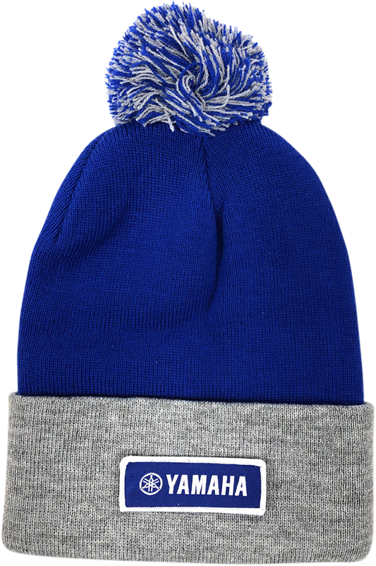 Facotry Effex Yamaha Pom Beanie - Royal/Gray