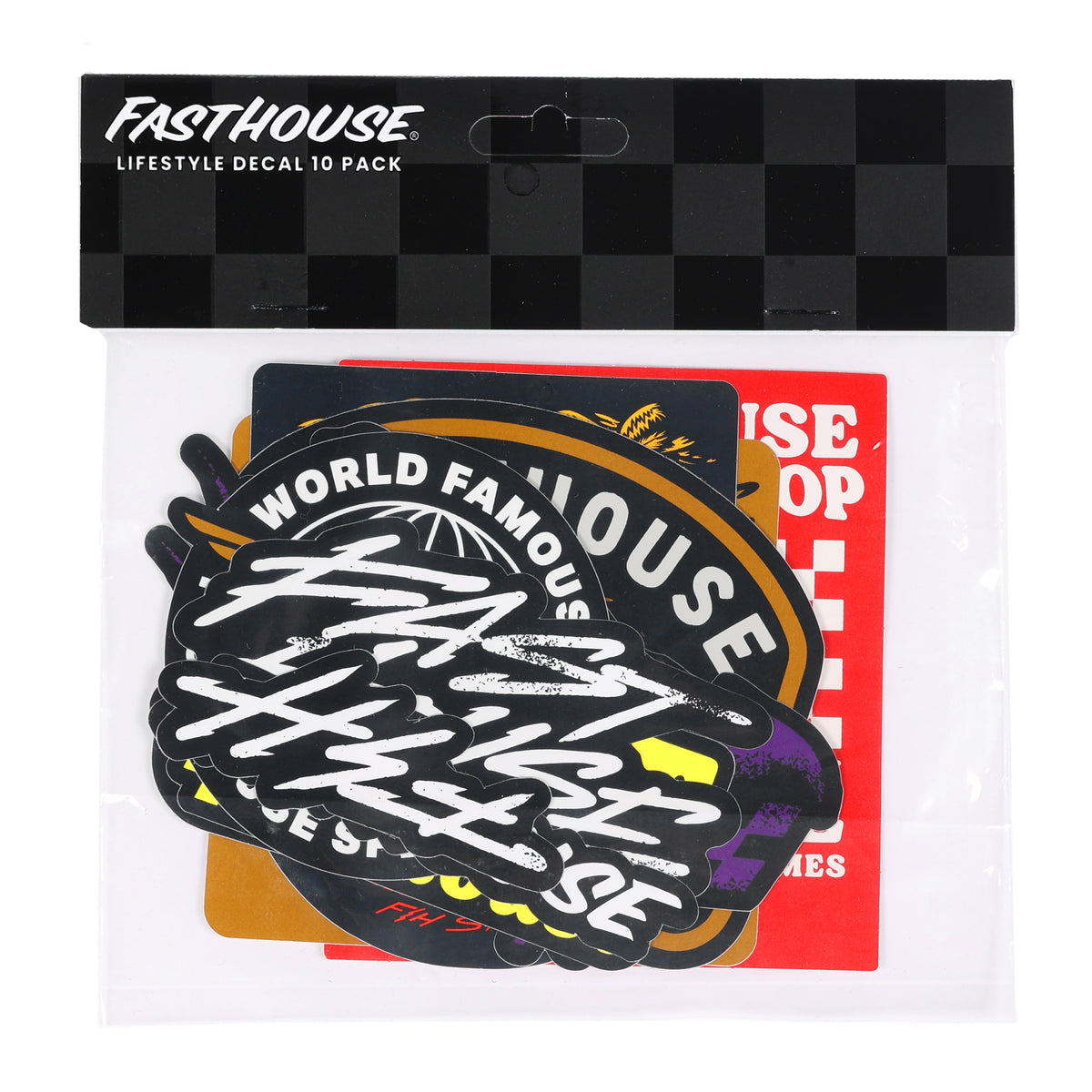 Fasthouse Summer '25 Lifestyle Decals - 10 Pack