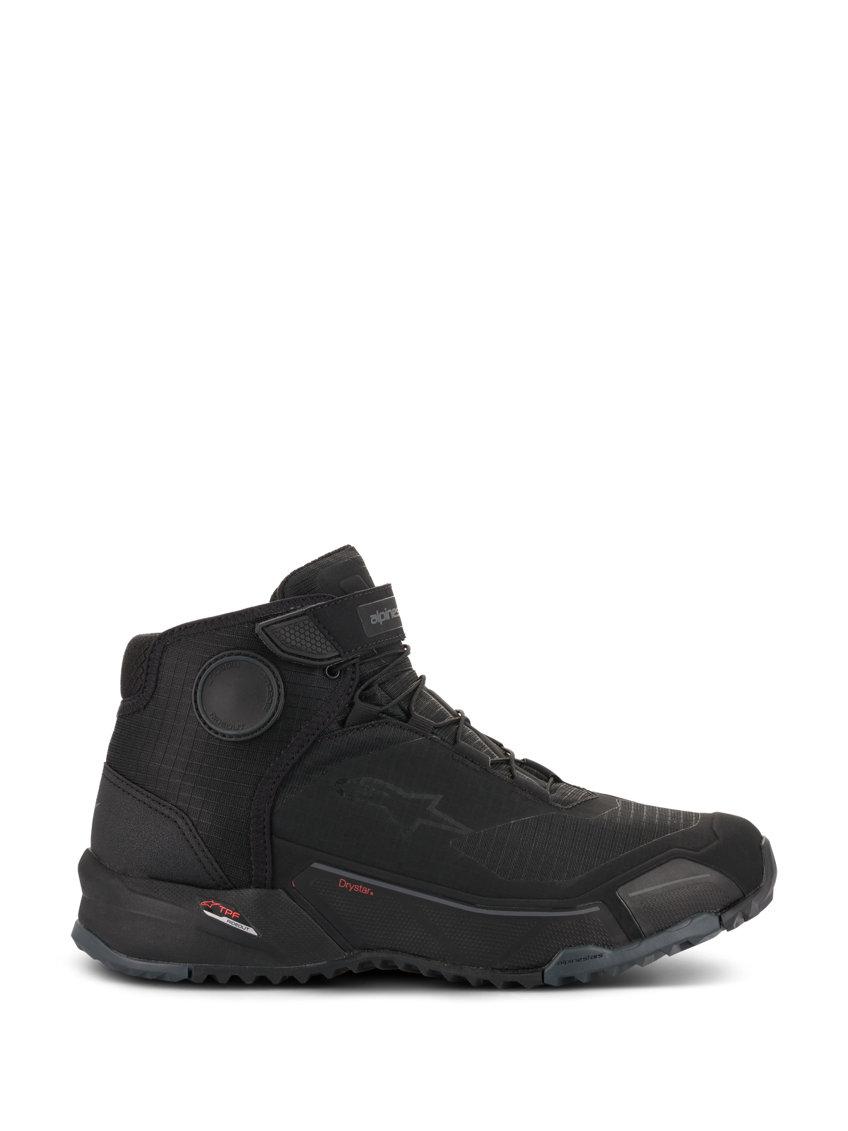 Alpinestars CR-X Drystar Riding Shoes - Black/Black