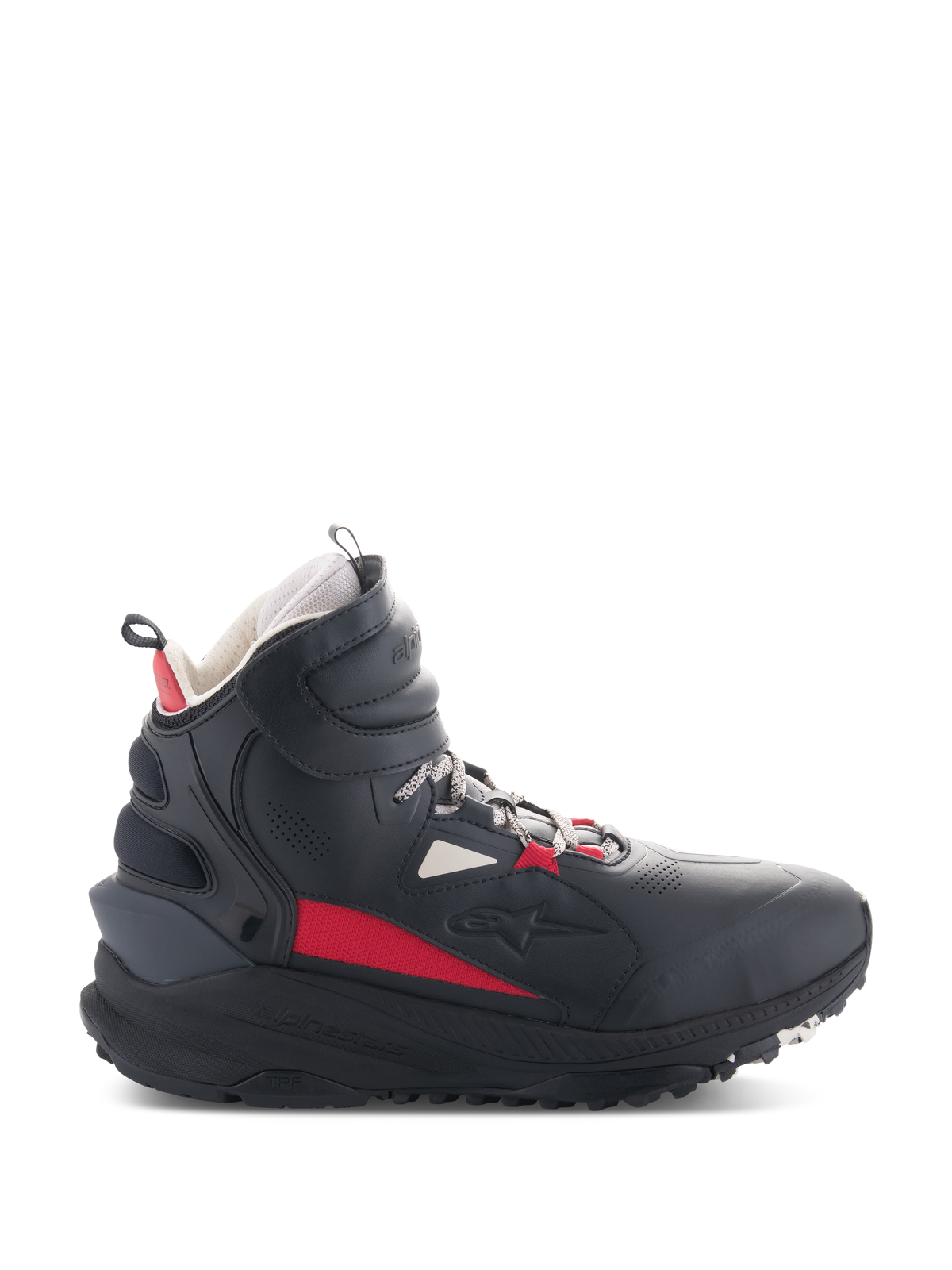 Alpinestars Speedstreet Shoes - Black/Ecru/Bright Red