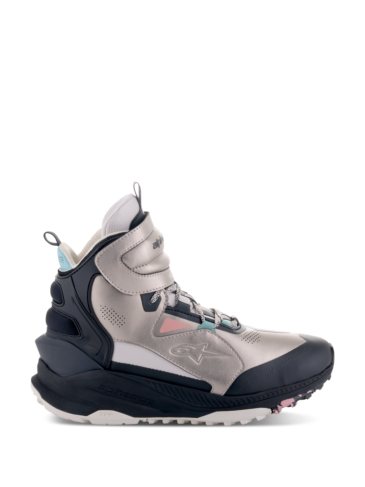 Alpinestars Speedstreet Shoes - Ecru/Coral/Black/Aqua