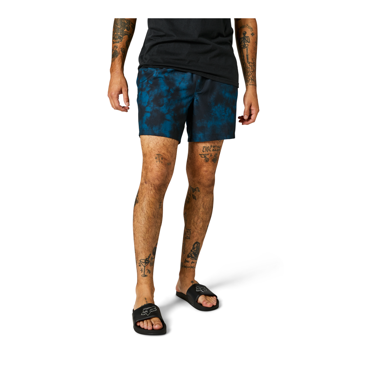 Fox Racing Essex Camo Down N Dirty Shorts CLOSEOUT - Dark Indigo