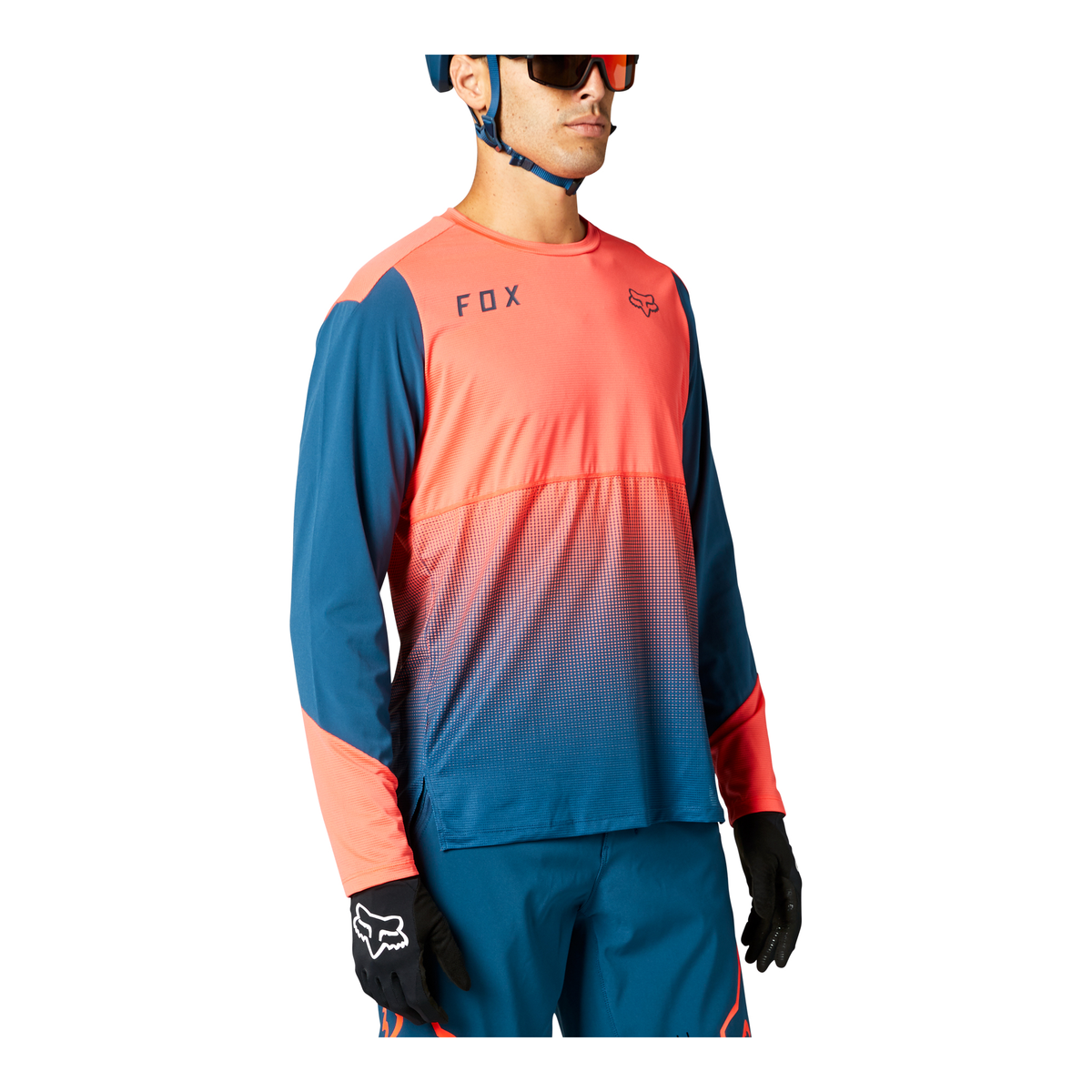 Fox Racing Flexair Long Sleeve Jersey CLOSEOUT - Atomic Punch