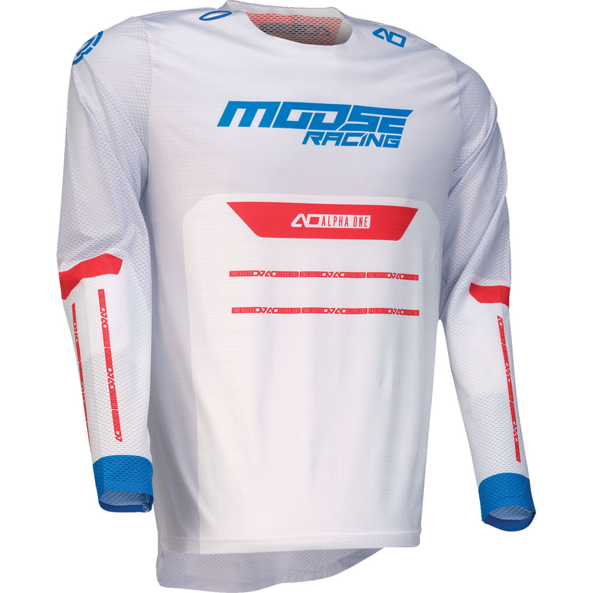 Moose Racing Alpha One Jersey - Red/White/Blue