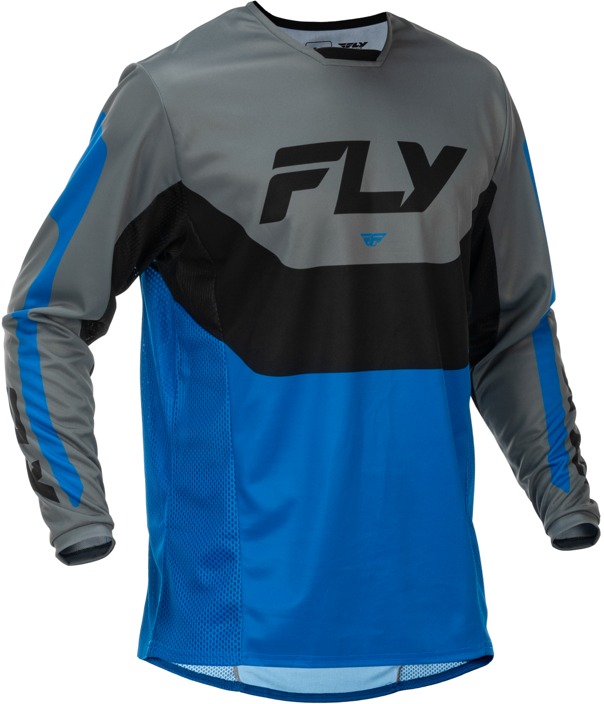 Fly Racing Kinetic Jersey - Blue/Grey/Black